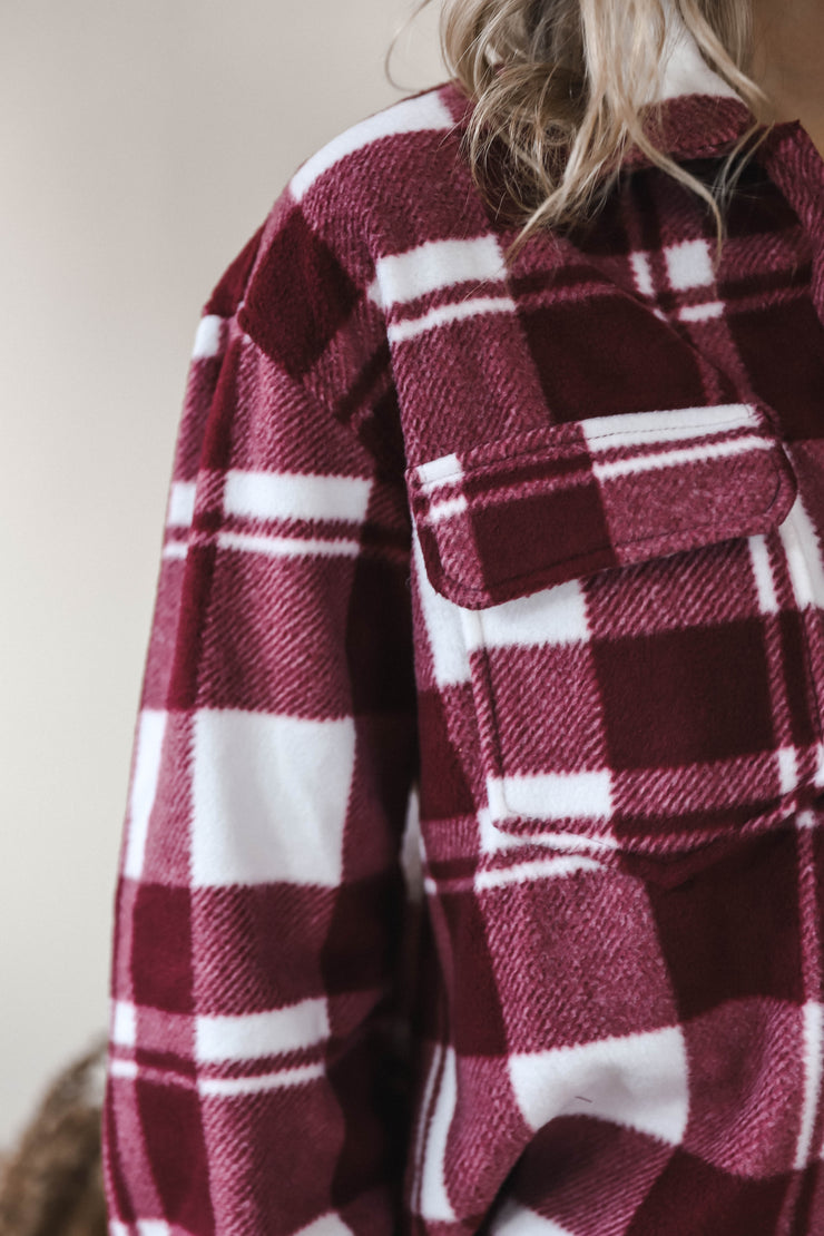 Cranberry Frost Plaid