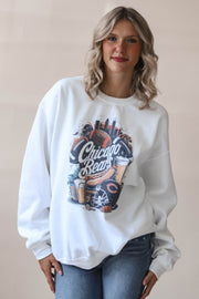 Da Bears White Sweatshirt
