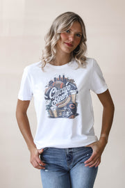 Vintage White Bears Graphic Tee
