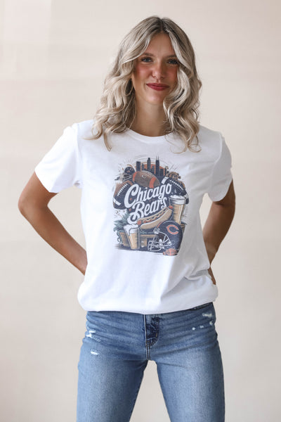 Vintage White Bears Graphic Tee