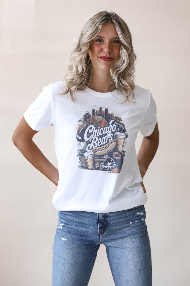 Vintage White Bears Graphic Tee