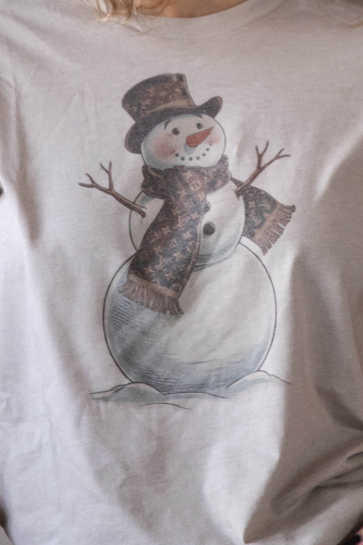 LV Snowman Tee