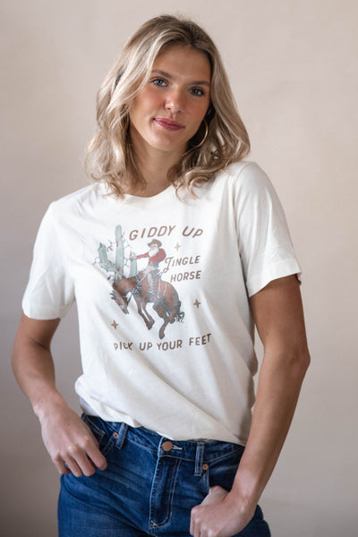 Giddy Up Jingle Horse Tee