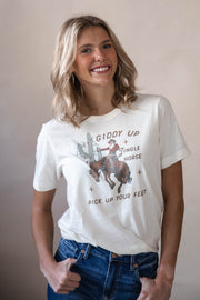 Giddy Up Jingle Horse Tee