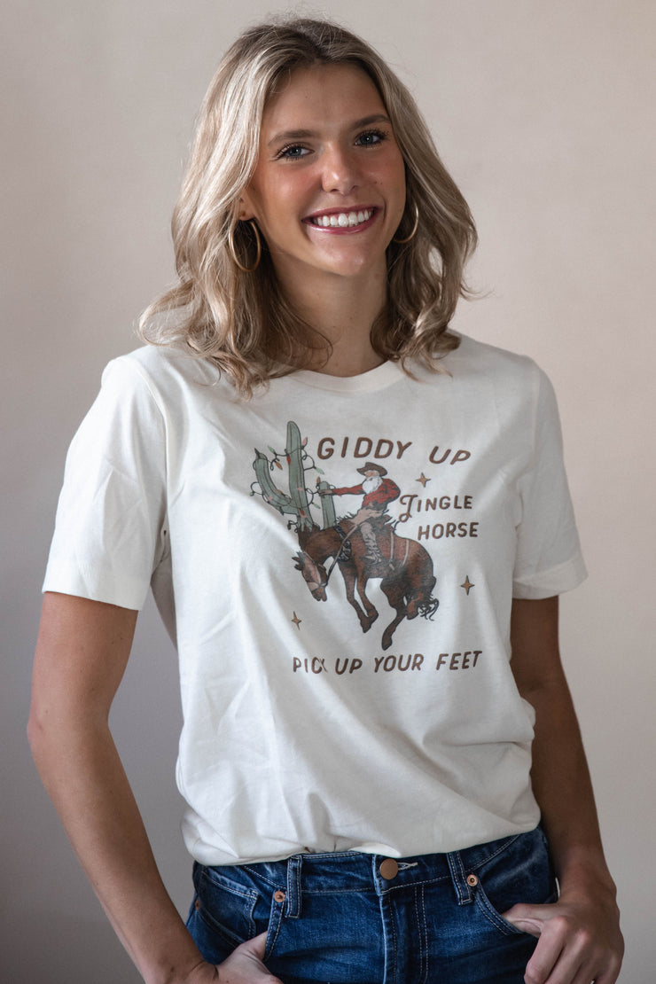 Giddy Up Jingle Horse Tee