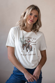 Giddy Up Jingle Horse Tee