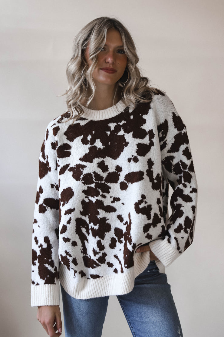 Cowhide Sweater