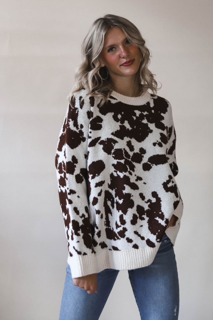 Cowhide Sweater