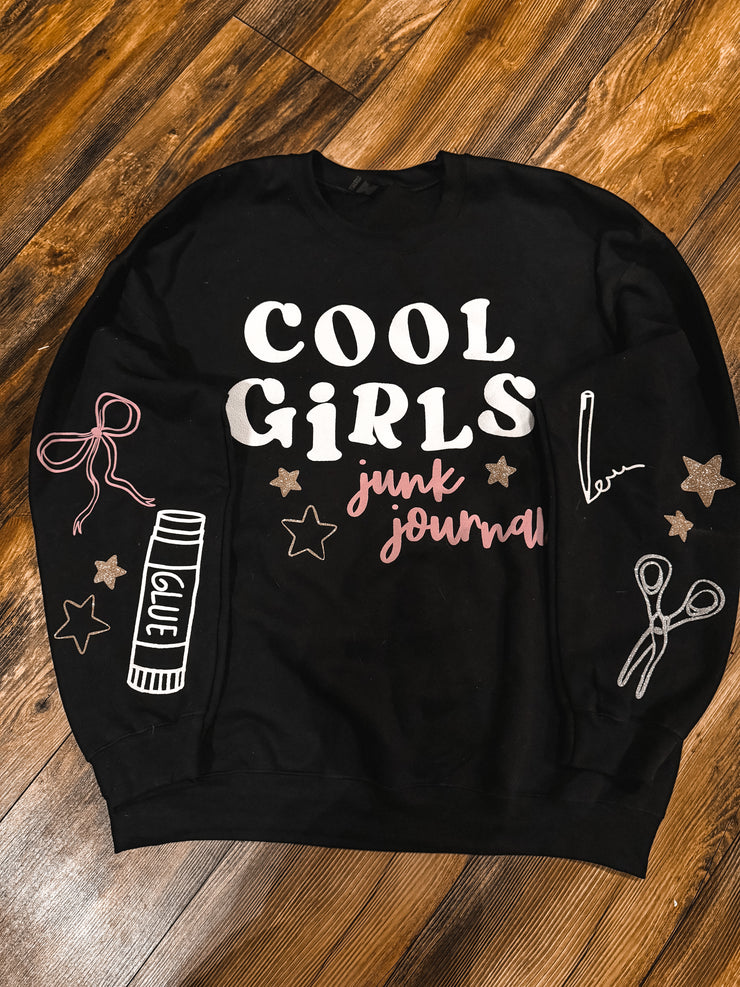 Cool Girls Junk Journal Sweatshirt