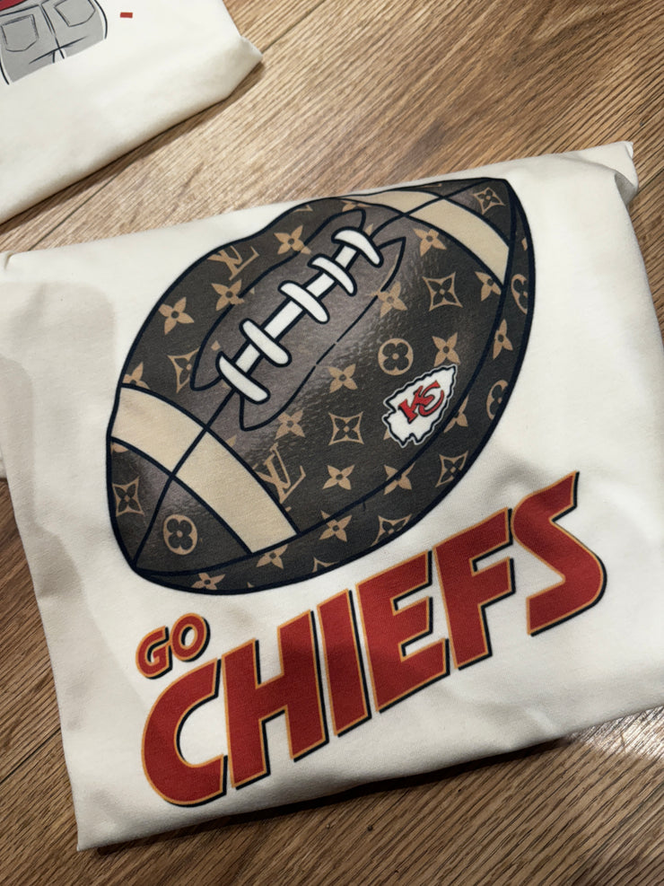 Go Chiefs Designer Football Tee