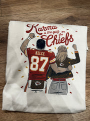 Karma Is A Guy On The Chiefs Tee