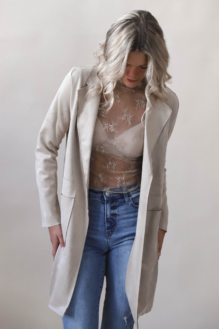 Sand Suede Jacket