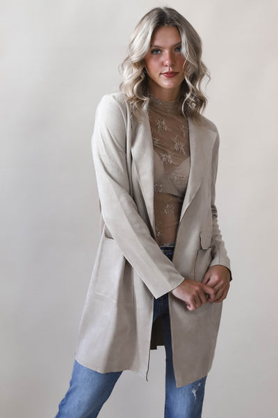 Sand Suede Jacket