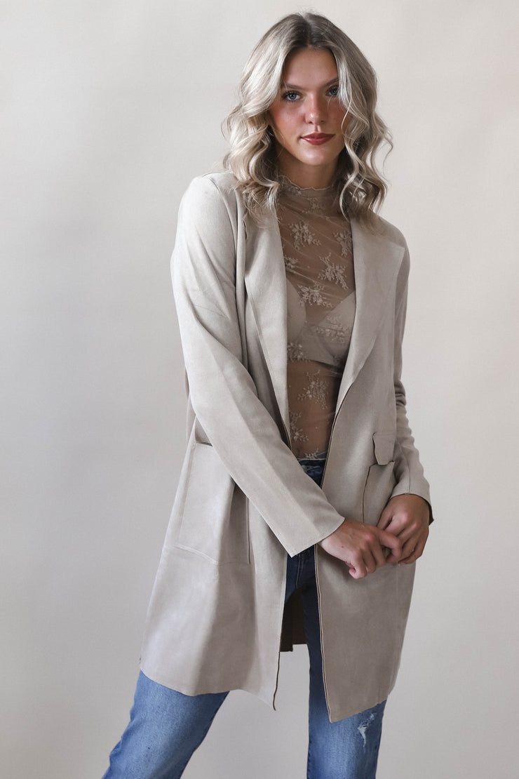 Sand Suede Jacket