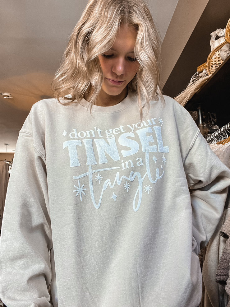 Don't Get Your Tinsel In A Tangle Sweatshirt
