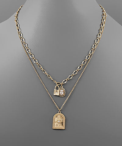 Evil Eye Layer Necklace