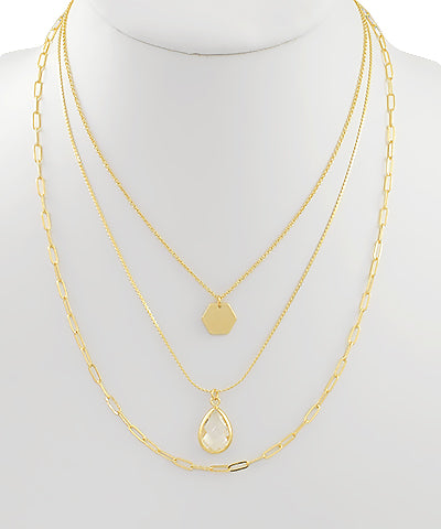 Golden Layered Necklace