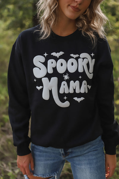 Spooky Mama Black Sweatshirt