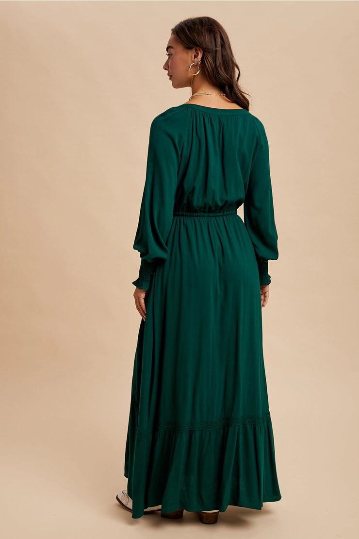 Evergreen Boho Maxi
