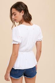Sally Embroidered Blouse