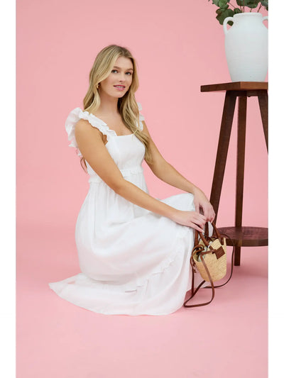 Blair White Midi Dress