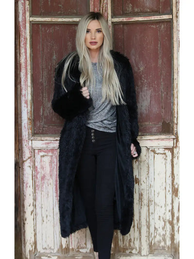 Wilder Black Fur Jacket
