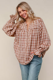Rusted Plan Blouse