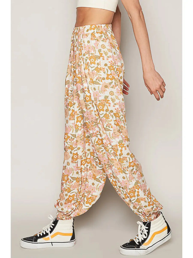 Floral Harem Pants