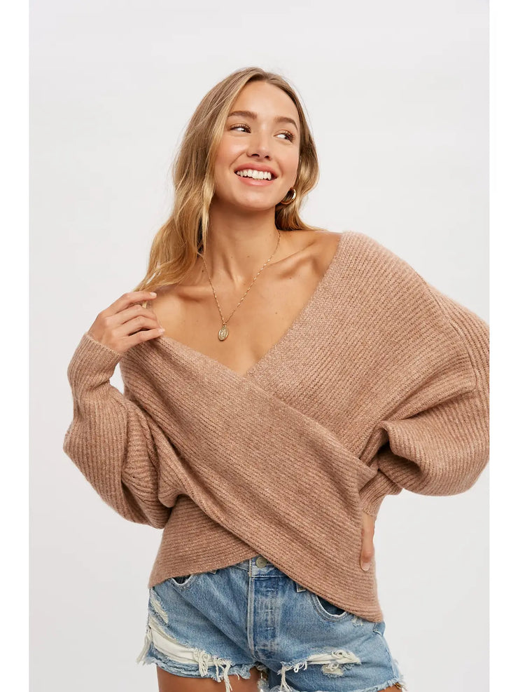 Mocha Twisted Sweater