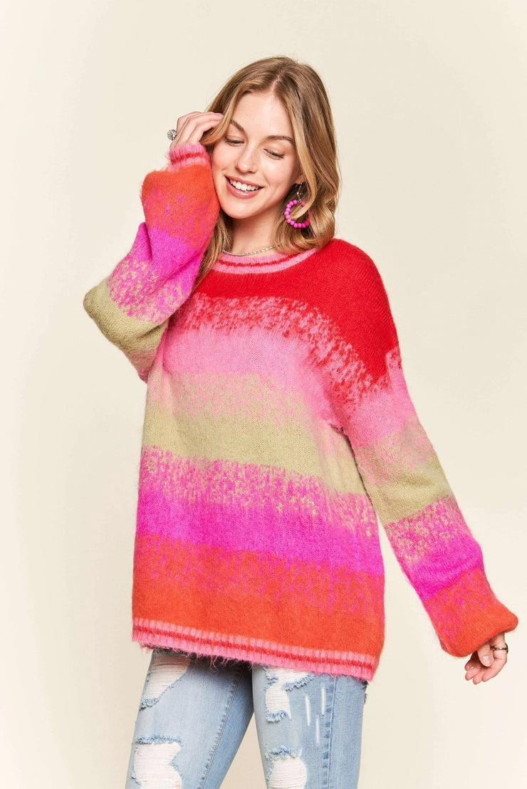 Rainbow Bright Sweater