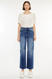 90's Criss Cross Straight Denim