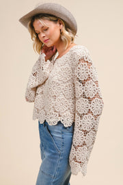 Boho Crochet Blouse