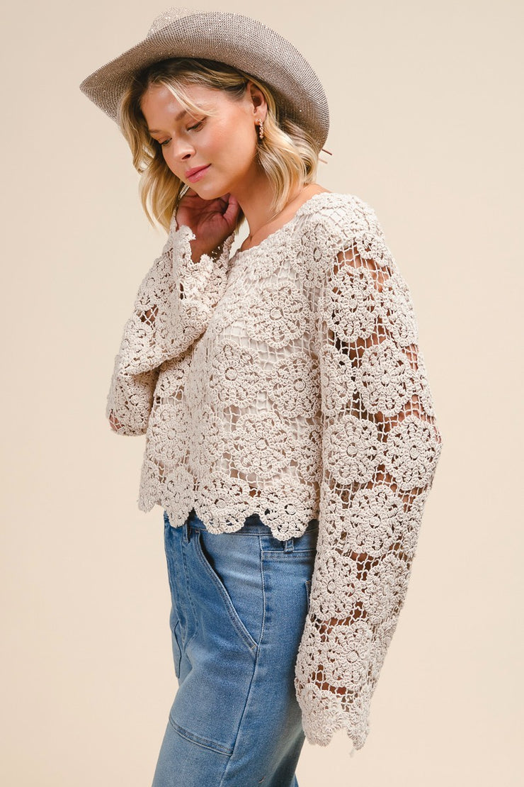 Boho Crochet Blouse