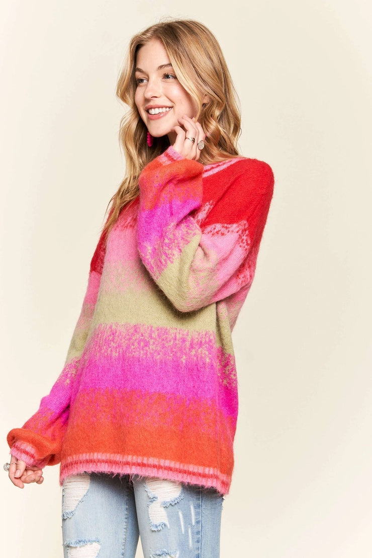 Rainbow Bright Sweater