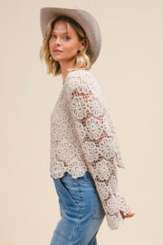 Boho Crochet Blouse