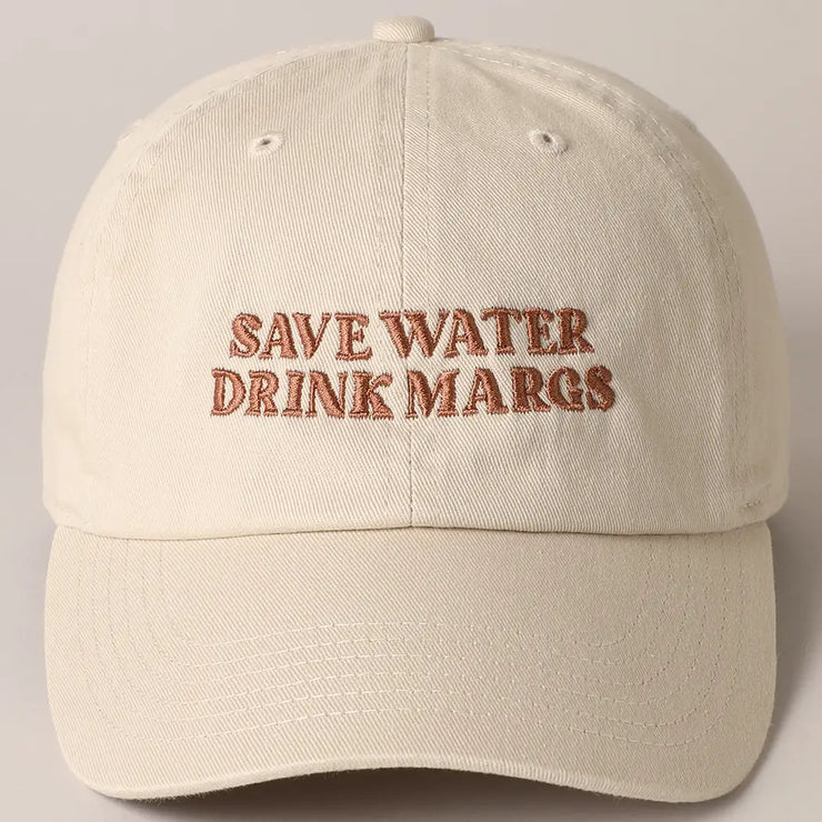 Save Water Drink Margs Baseball Hat