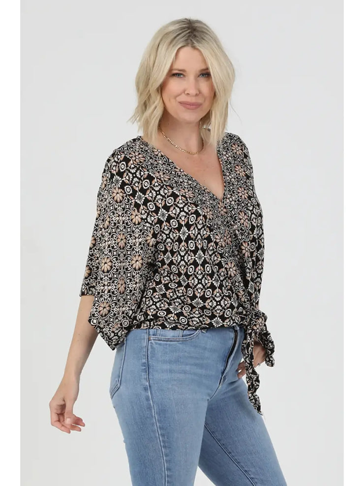 Dana Tie Blouse