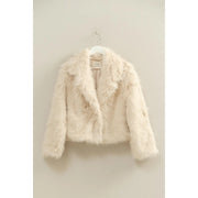 Maria Ivory  Faux Fur Jacket