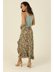 Bohemian Floral Skirt