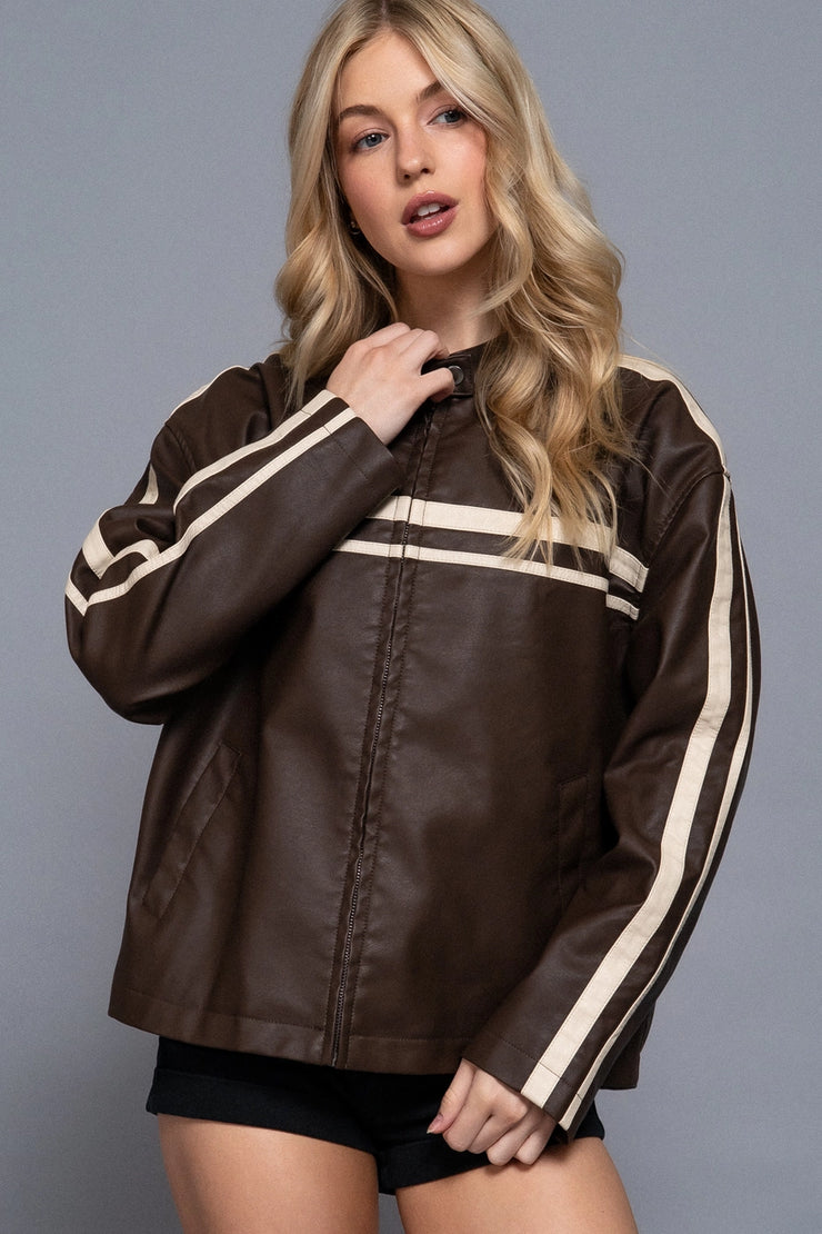 Speedway Mocha Jacket