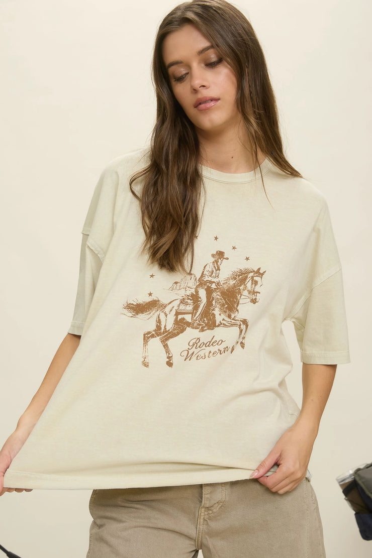 Rodeo Western Boxy Blouse