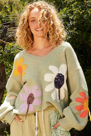 Counting Daisies Sweater