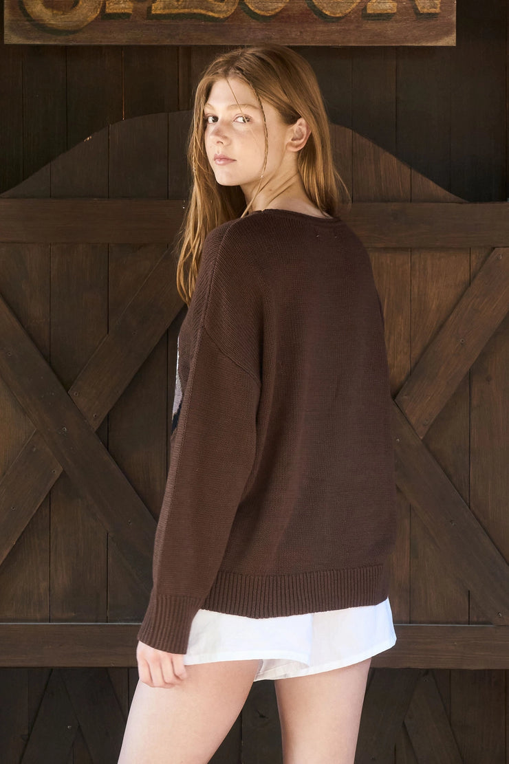Western Boots Sweater