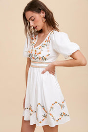 Tully Embroidered Dress