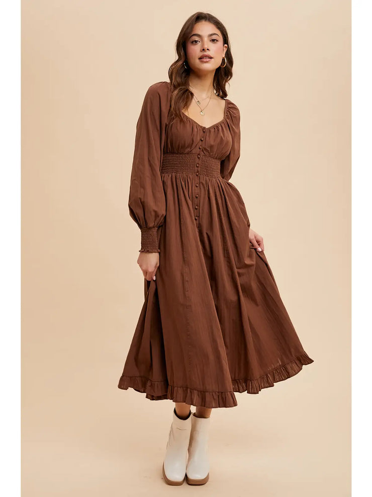 Patricia Mocha Dress