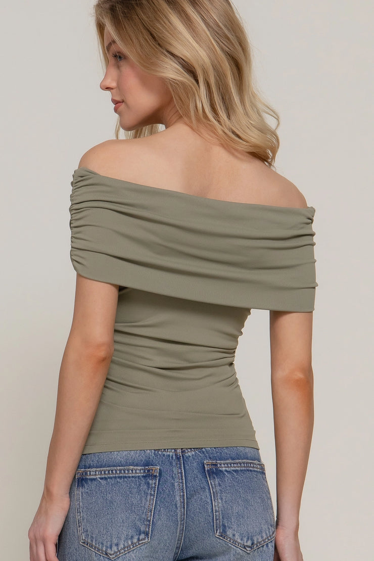 Olive Drape Tee