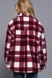 Cranberry Frost Plaid