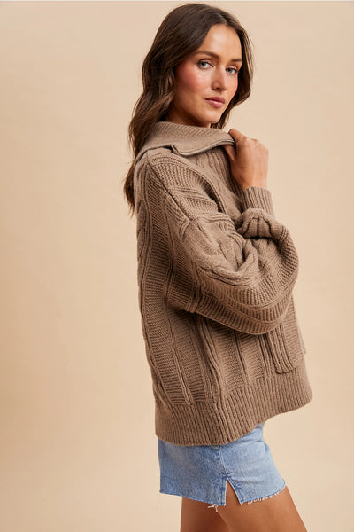 Chunky Cableknit Sweater