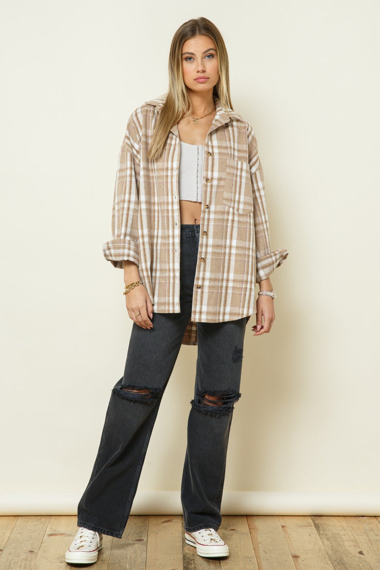 Chucky Taupe Plaid