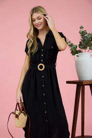 Black Dreams Midi Dress